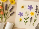 Como Fazer Adesivos de Flores Prensadas